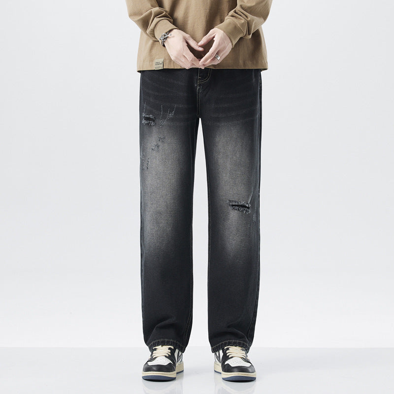 Classic Vintage Straight-Leg Jeans – Everyday Cool Style