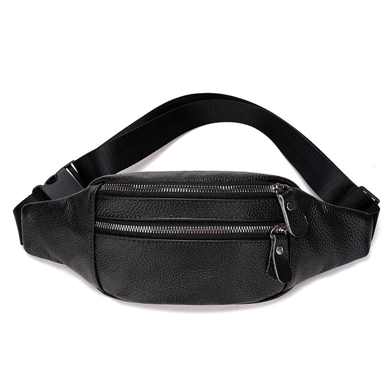 Carry Essentials Effortlessly with This Genuine Leather Crossbody Belt Bag