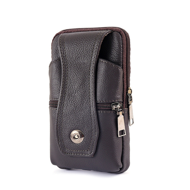 Sleek Leather Crossbody Bag for Your Phone and Essentials