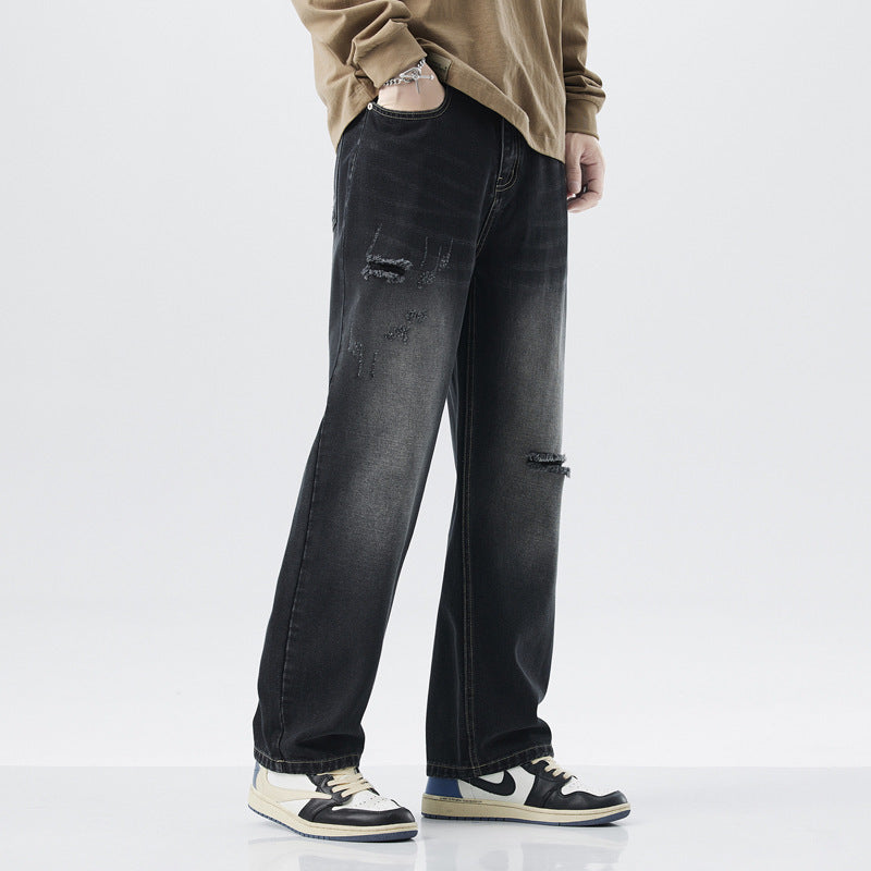 Classic Vintage Straight-Leg Jeans – Everyday Cool Style