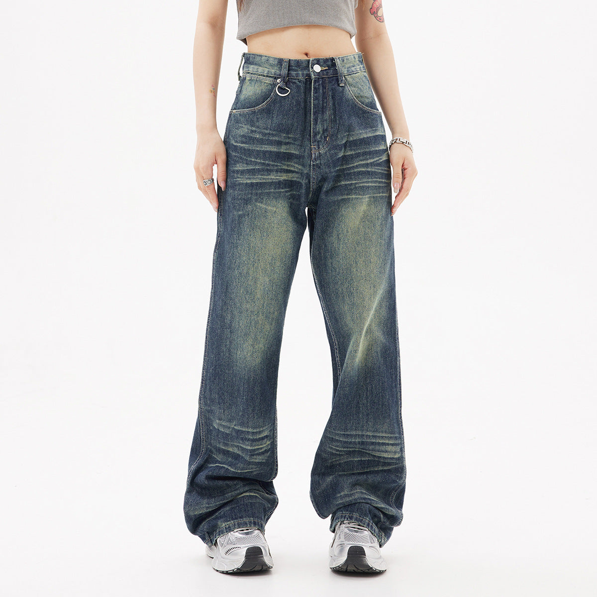 Trendy High Street Distressed Denim – Look Effortlessly Cool