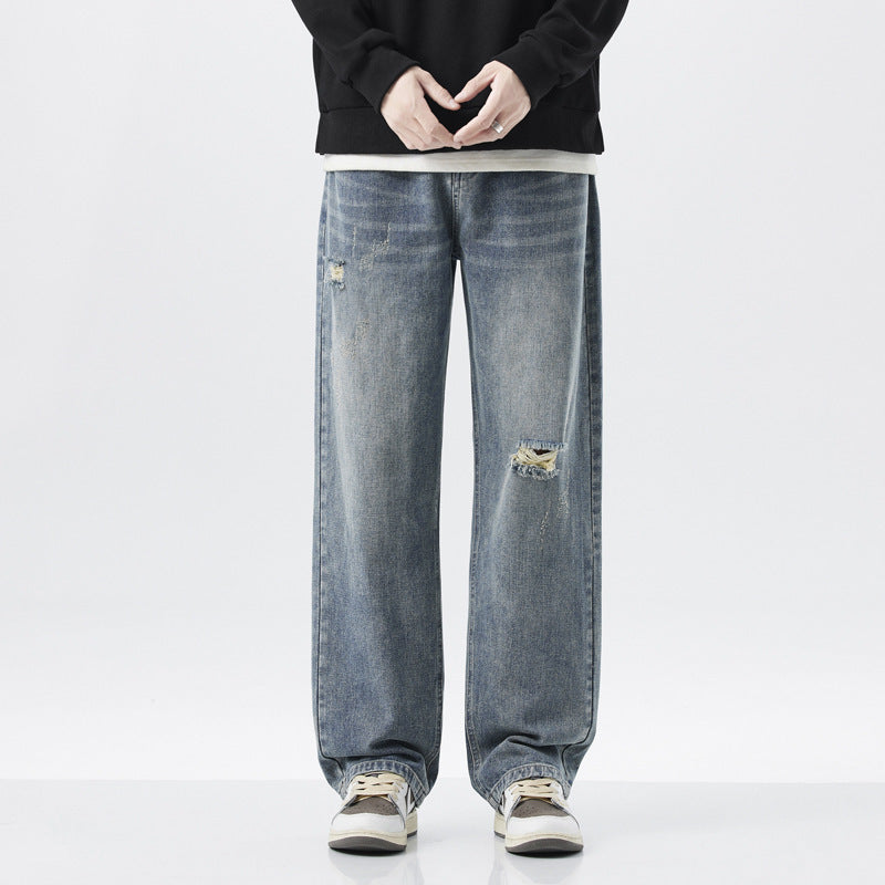 Classic Vintage Straight-Leg Jeans – Everyday Cool Style