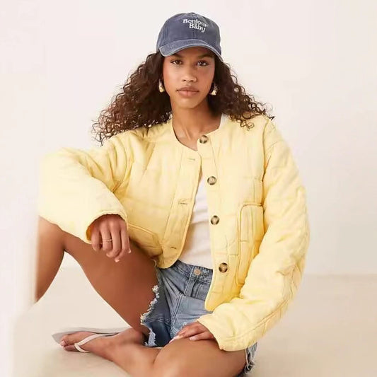 Nuvé Plaid Luxe Cotton Jacket