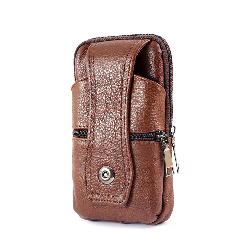 Sleek Leather Crossbody Bag for Your Phone and Essentials